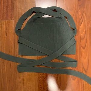 Olive Green Wilfred Crop Top